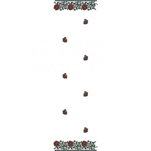 9914 Scarf Embroidery Design