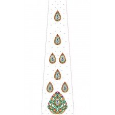 Latest Kali for Black Georgette Fabric