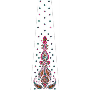 Embroidery Lehenga Kali Design