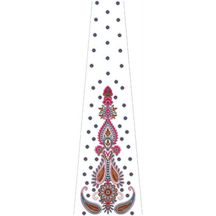 Embroidery Lehenga Kali Design
