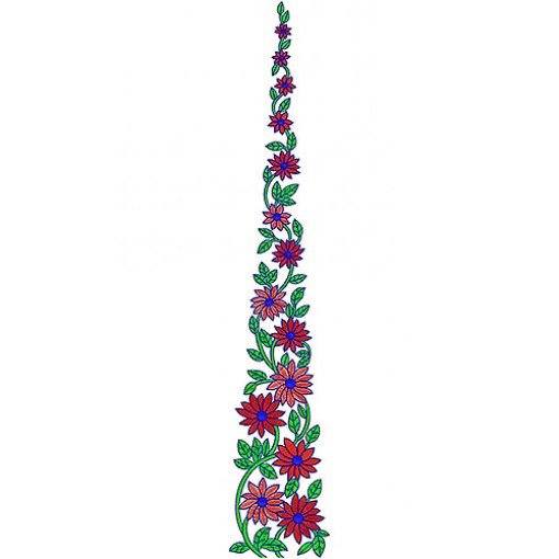Floral Kali Embroidery Designs