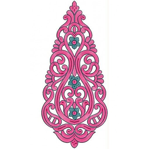 10722 Kali With Lace Embroidery Design