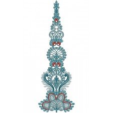 Kali Embroidery Design 11072