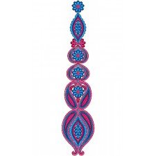 Beautiful Kali Embroidery Design 1131