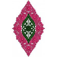 Arab Abaya Embroidery Design 12473