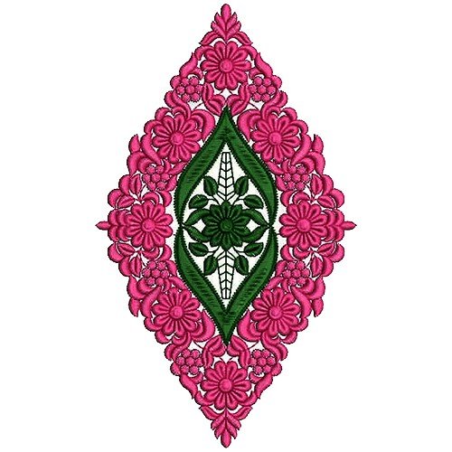 Arab Abaya Embroidery Design 12473