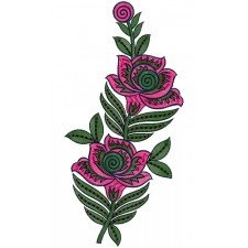 Uganda Dresses Embroidery Design 12475