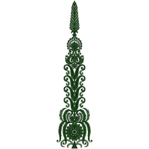 Kali Embroidery Design 12671