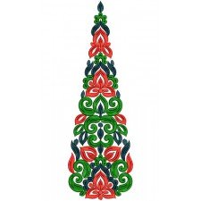 Kali Embroidery Design 12794