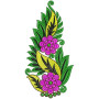 Kali Embroidery Design 12801