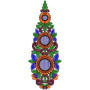 Kali Embroidery Design 12808