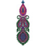 Kali Embroidery Design 12809