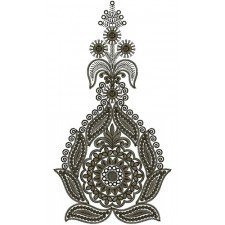 Kali Embroidery Design 12828