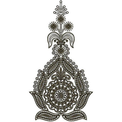 Kali Embroidery Design 12828
