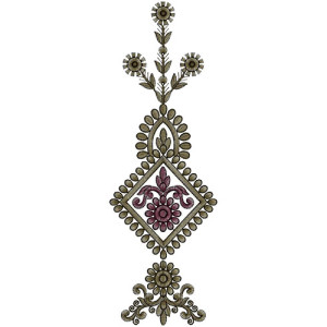 Kali Embroidery Design 12829