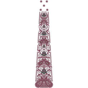 Kali Embroidery Design 13696