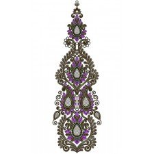 Designer Embroidery Kali 13731