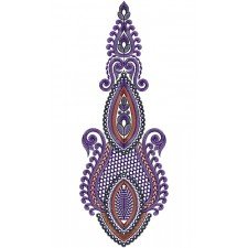 Stylish Designer Embroidery Kali 13733