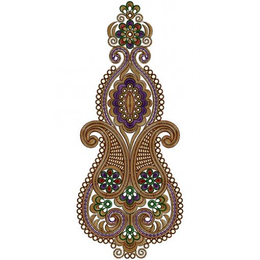 Korean Style Kali Embroidery Design 14153