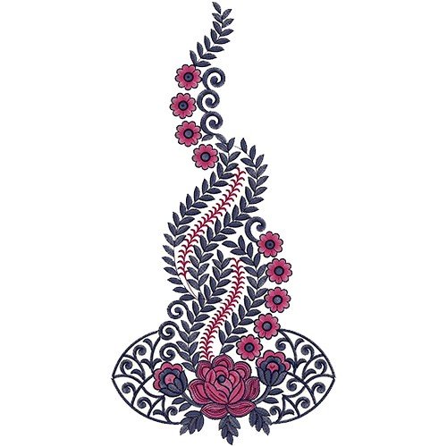 Latest Anarkali Dresses Kali Embroidery Design 14444