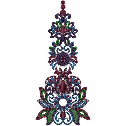 Latest Anarkali Dresses Kali Embroidery Design 14472