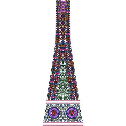 Heavy Embroidery Long Kali 14869