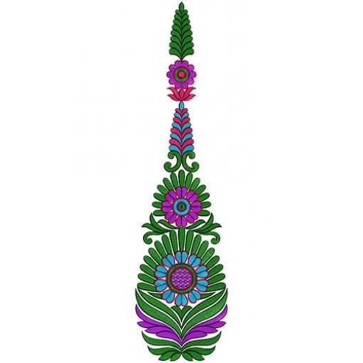 Chain Stitch Kali Embroidery Design 15697