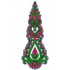 Short African Caftan Embroidery Kali Design 15698