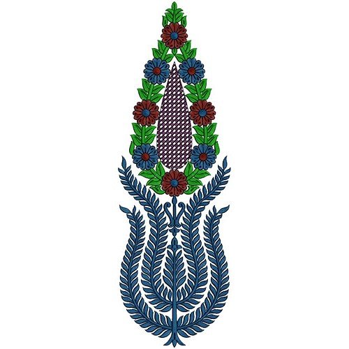 Indian Dresses Kali Embroidery Design 15853