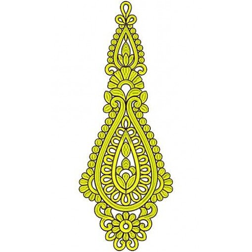 Angels Fabric Kali Dress Embroidery Design 16674