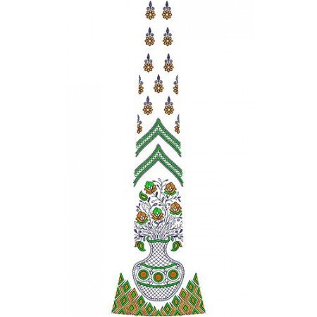 Bridal Choli Cording Embroidery Design 16865