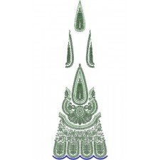 Anarkali Cording Embroidery Design 16876