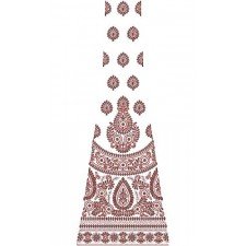 Explore Traditional Gown Embroidery Design 16879