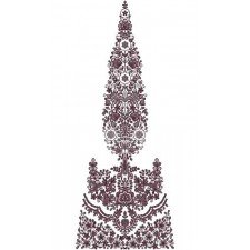 Cording Dress Embroidery Kali Design 16883