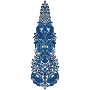Tribal Dance Dress Embroidery Design
