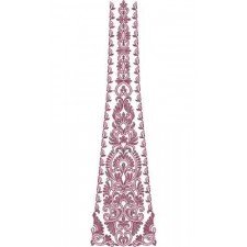Lehenga Kali Embroidery Cording Design