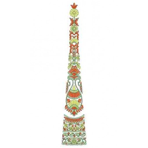 Fancy Saudi Burkha Embroidery Kali Design