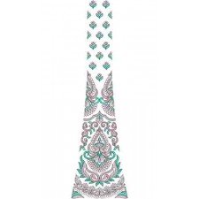 Party Anarkali Embroidery Kali Cording Design