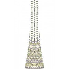 Umbrella Dress Kali Embroidery Cording Design