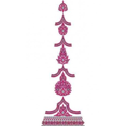 Bollywood Women's Clothing Embroidery Kali Design