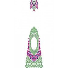 Heavy Indo Western Cording Embroidery Design