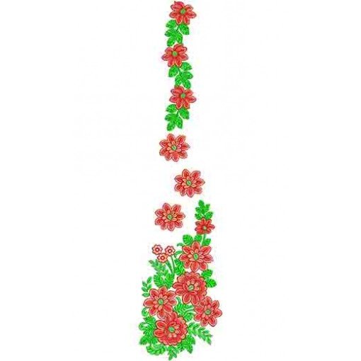 Long Maxi Skirts Embroidery Kali Design