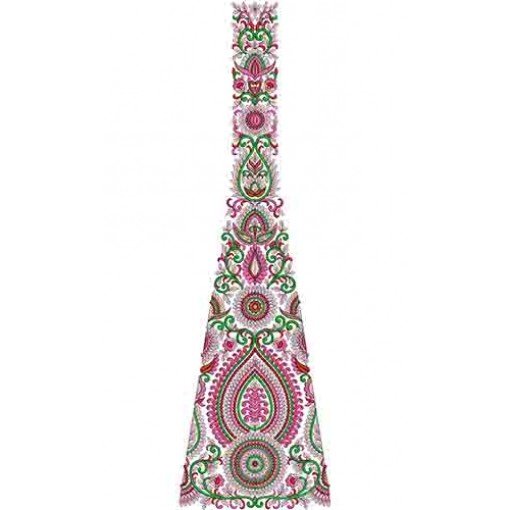 Unique Cultural Festivals Dress Embroidery Design