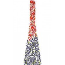 Fancy Arabic Evening Dress Embroidery Design