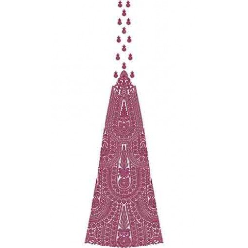 Bollywood Sarees Embroidery Kali Design