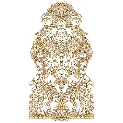 Kali Embroidery Design 18762