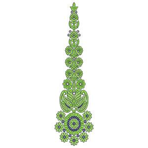Kali Embroidery Design 19364