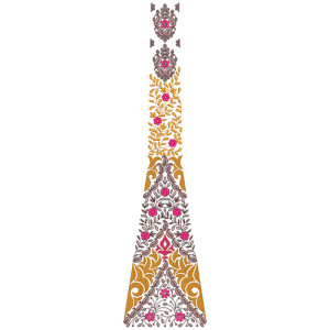 Kali Embroidery Design 19486