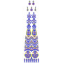 Kali Embroidery Design 19488