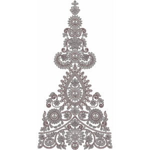 Kali Embroidery Design 20422